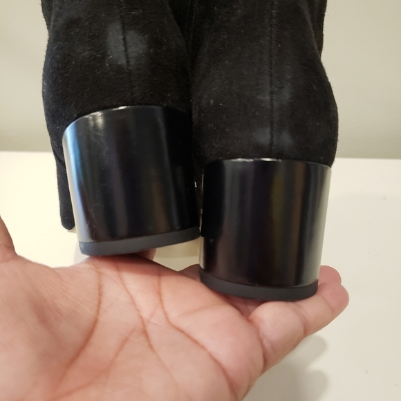 Sam Edelman "Edith" Suede Booties - sz 5M - Picture 4 of 10